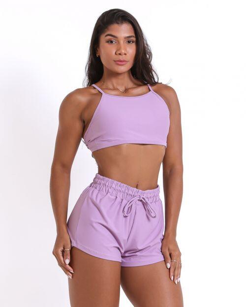 Conjunto Short Boxer Basic Light + Top Paula