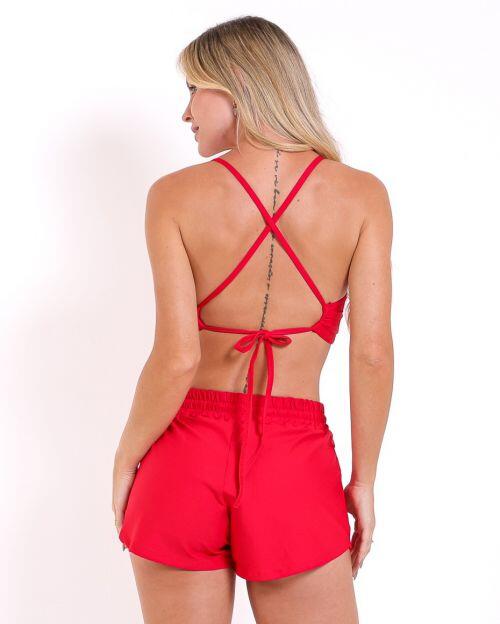 Conjunto Short Boxer Basic Light + Top Paula