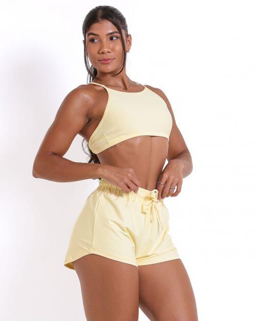 Conjunto Short Boxer Basic Light + Top Paula