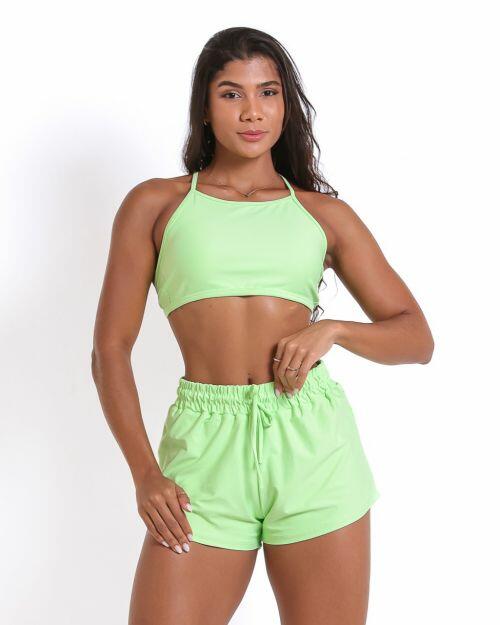 Conjunto Short Boxer Basic Light + Top Paula
