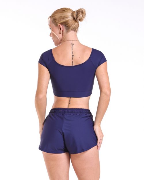 Conjunto Short Boxer Basic Light + Top Manguinha