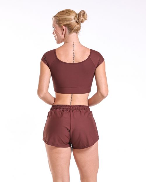 Conjunto Short Boxer Basic Light + Top Manguinha