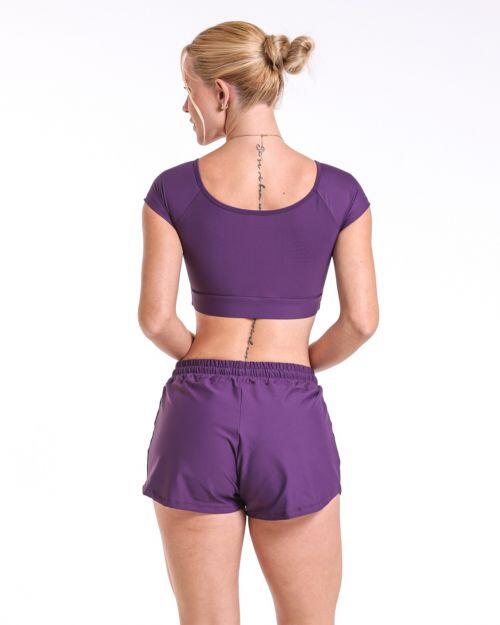 Conjunto Short Boxer Basic Light + Top Manguinha