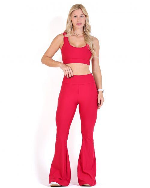 Conjunto Calça Flare Light + Top Scandal Basic