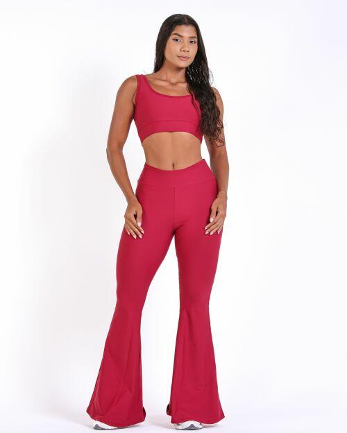 Conjunto Calça Flare Light + Top Scandal Basic