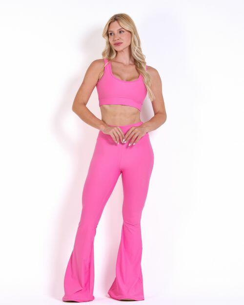 Conjunto Calça Flare Light + Top Scandal Basic