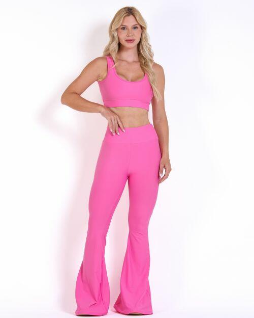 Conjunto Calça Flare Light + Top Scandal Basic