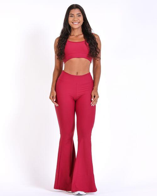 Conjunto Calça Flare Light + Top Scandal Basic