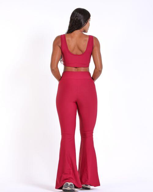 Conjunto Calça Flare Light + Top Scandal Basic