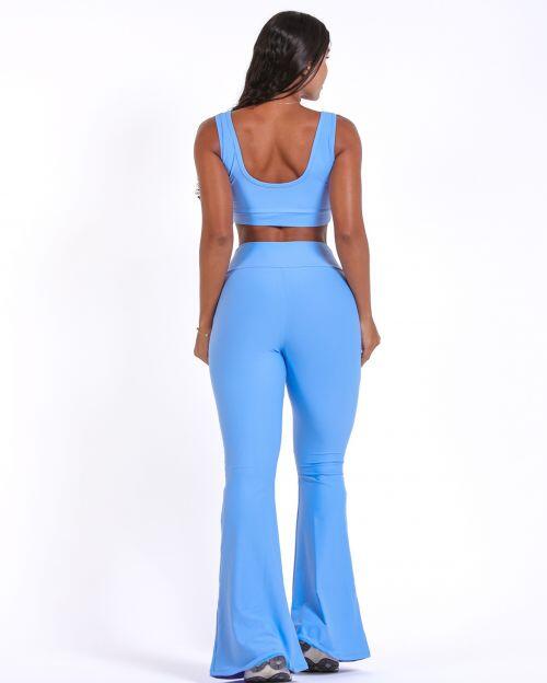Conjunto Calça Flare Light + Top Scandal Basic