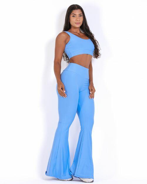 Conjunto Calça Flare Light + Top Scandal Basic