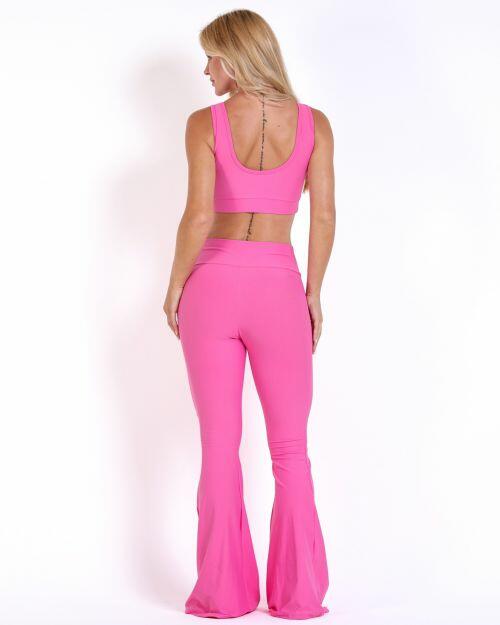 Conjunto Calça Flare Light + Top Scandal Basic