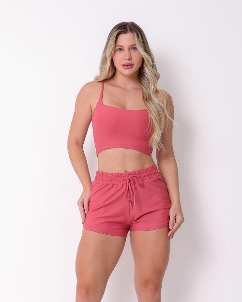 Conjunto Short Boxer Basic Light + Top Regatinha