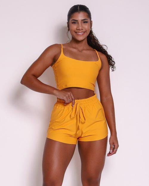 Conjunto Short Boxer Basic Light + Top Regatinha