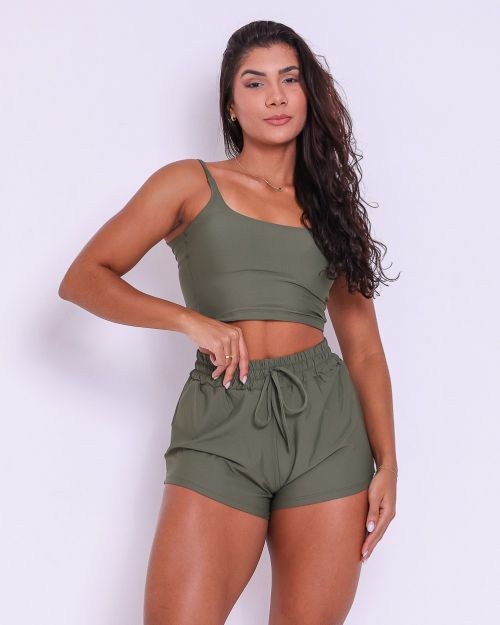 Conjunto Short Boxer Basic Fluitty + Top Regatinha