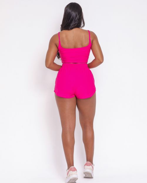 Conjunto Short Boxer Basic Fluitty + Top Regatinha
