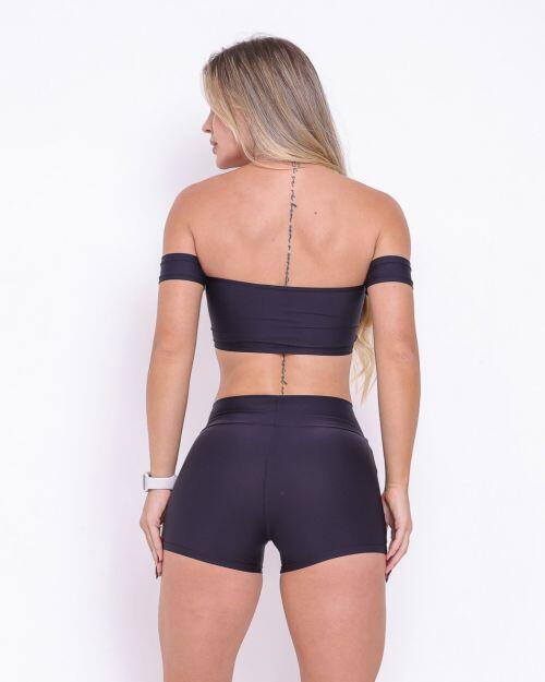 Conjunto Short Básico Curtinho Fluitty + Top Ciganinha
