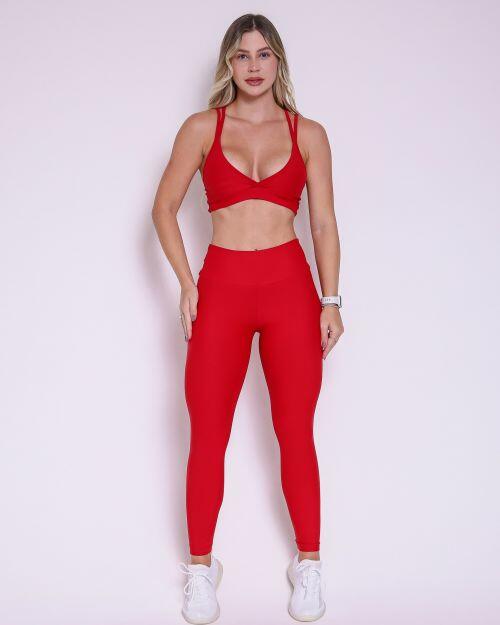 Conjunto Calça Legging Básica Light + Top Vivi