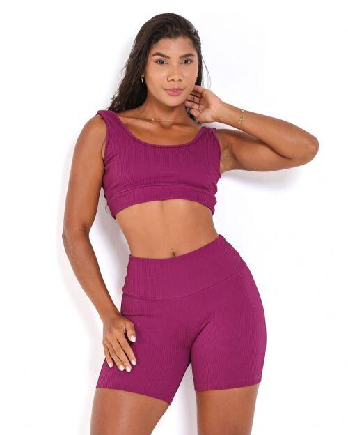 Conjunto Short Bermuda Val�ncia + Top Scandal Basic