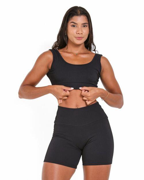 Conjunto Short Bermuda Val�ncia + Top Scandal Basic