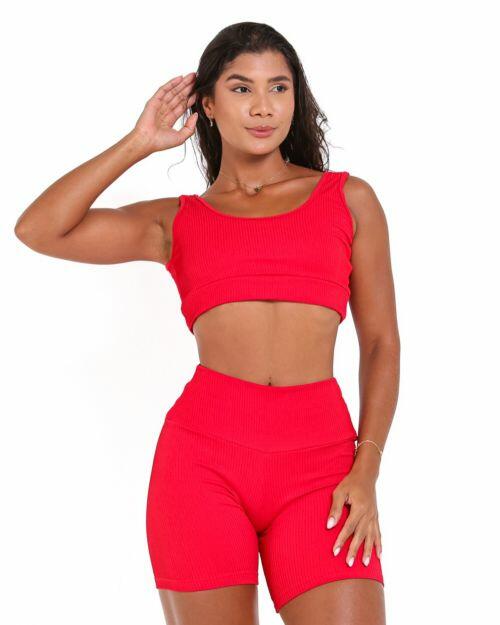 Conjunto Short Bermuda Val�ncia + Top Scandal Basic