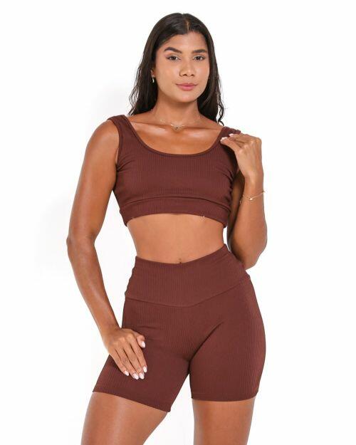 Conjunto Short Bermuda Val�ncia + Top Scandal Basic