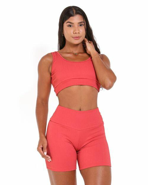 Conjunto Short Bermuda Val�ncia + Top Scandal Basic