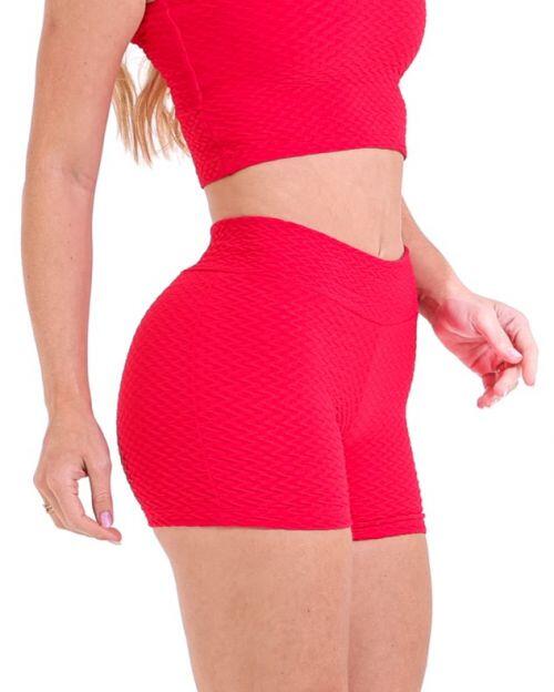 Short B�sico Curtinho Textura Soft