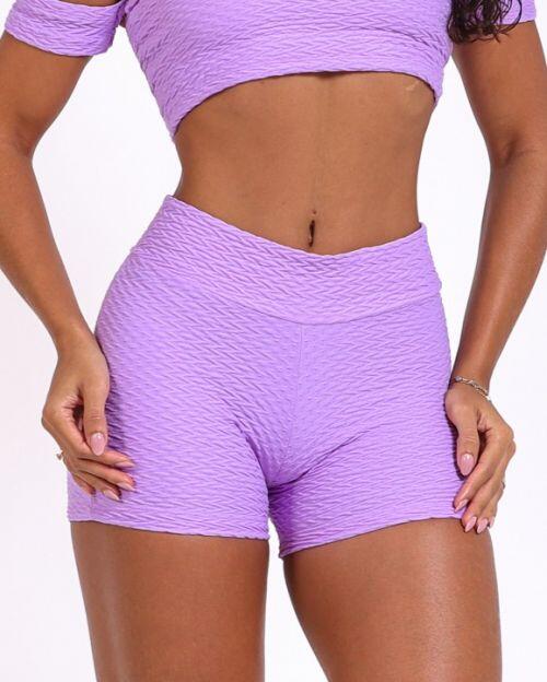 Short B�sico Curtinho Textura Soft