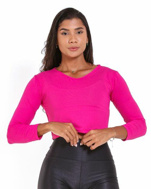 Cropped Manga Longa Pisco