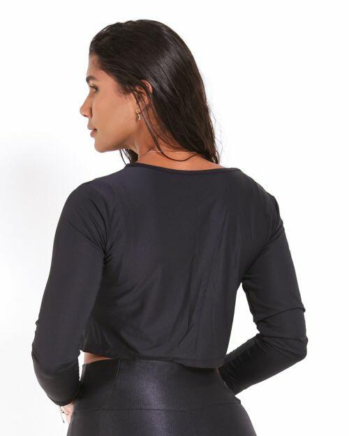 Cropped Manga Longa Pisco