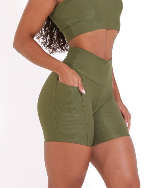 Short Bolso Média Compressão