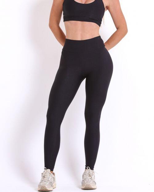 Cal�a Legging B�sica M�dia Compress�o