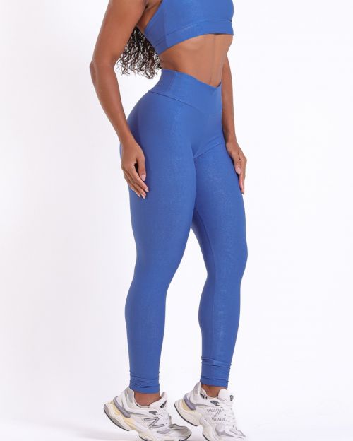Cal�a Legging B�sica M�dia Compress�o