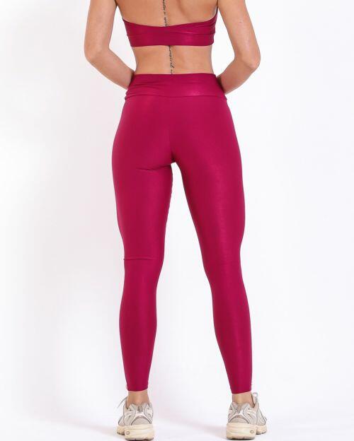 Cal�a Legging B�sica M�dia Compress�o