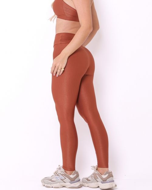 Cal�a Legging B�sica M�dia Compress�o