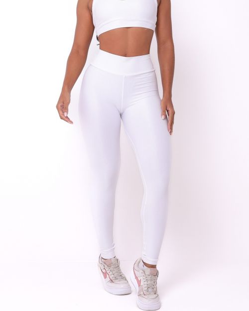 Cal�a Legging B�sica M�dia Compress�o