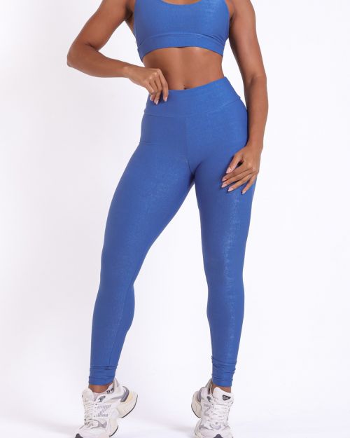 Cal�a Legging B�sica M�dia Compress�o