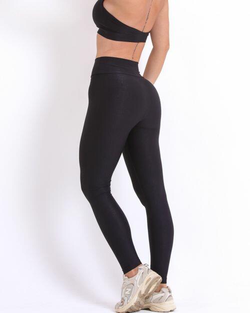 Cal�a Legging B�sica M�dia Compress�o