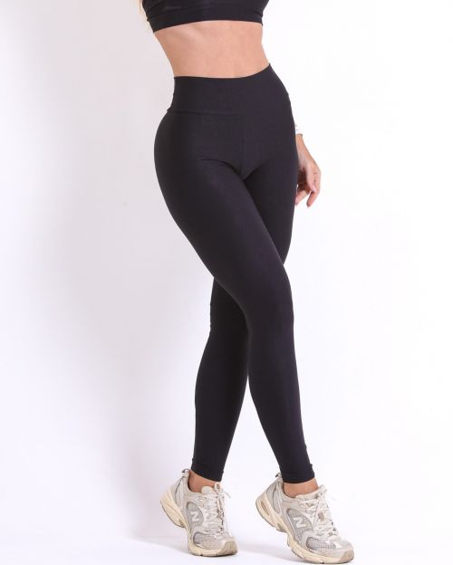 Cal�a Legging B�sica M�dia Compress�o