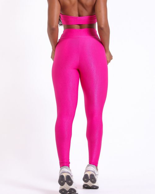 Cal�a Legging B�sica M�dia Compress�o