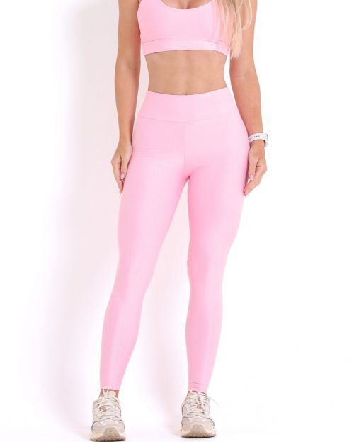 Cal�a Legging B�sica M�dia Compress�o