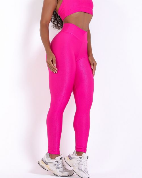 Cal�a Legging B�sica M�dia Compress�o