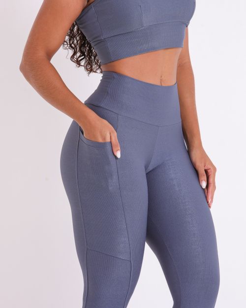 Calça Básica Bolso Média Compressão