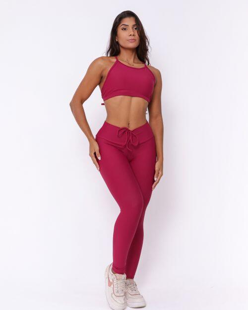 Conjunto Calça Legging Empina Light + Top Paula
