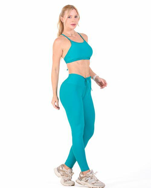 Conjunto Calça Legging Empina Light + Top Paula