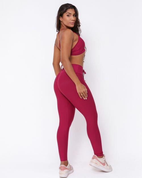 Conjunto Calça Legging Empina Light + Top Paula