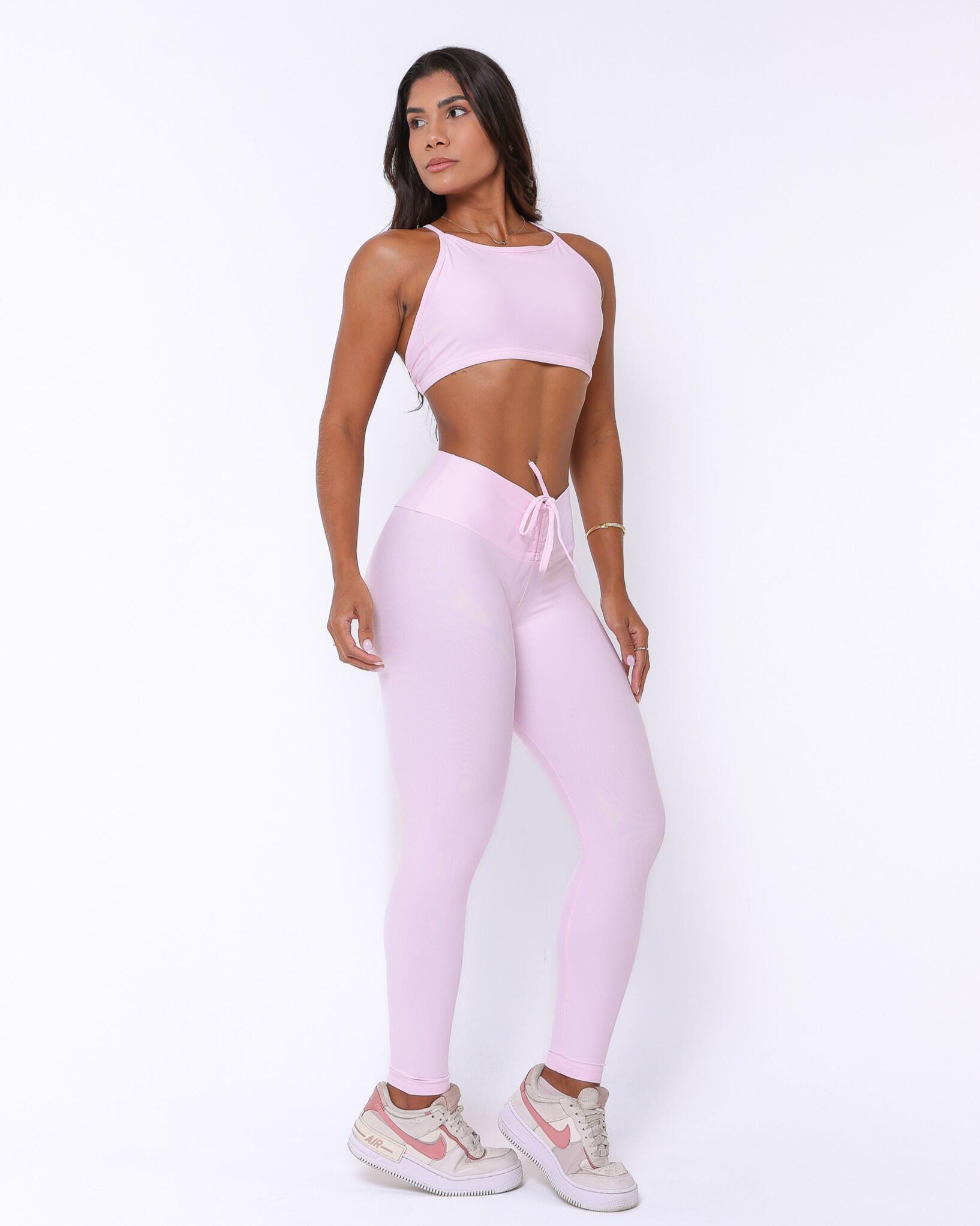 Conjunto Calça Legging Empina Light + Top Paula