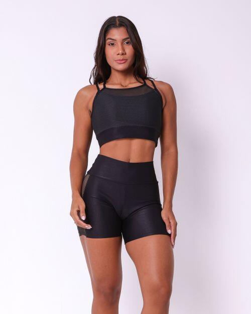 Conjunto Short Essence Compress�o + Top Duplo Essence