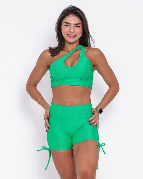 Conjunto Short Cross Compressão + Top Cruzado